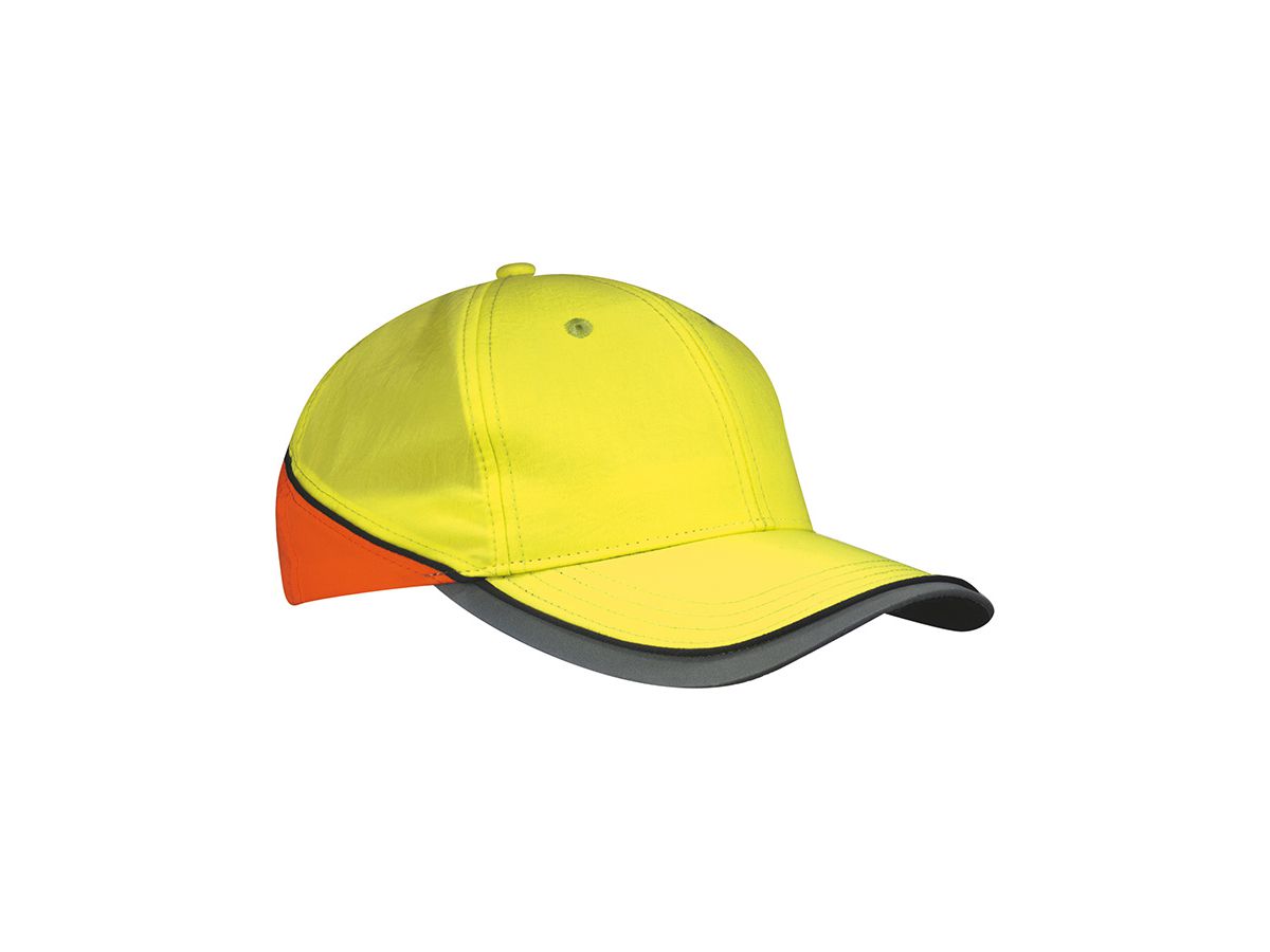 mb Neon-Reflex-Cap MB036 100%PA neon-yellow/neon-orange  one size