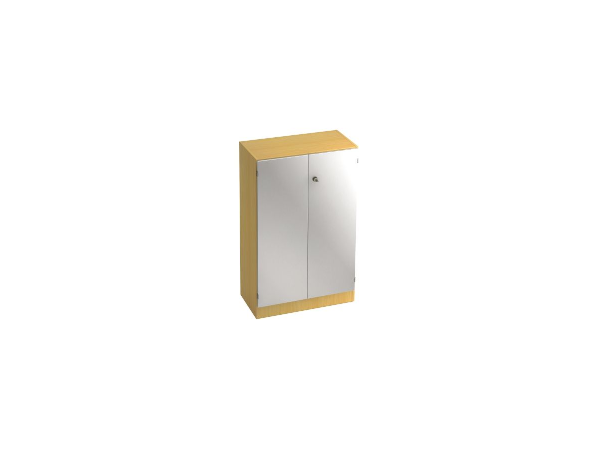 Highbord 6550SG Buche / silber 80x42x127