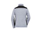 JN Damenfleece Jacke white-melange/bl. 100% Polyester 280g/m JN 861 Gr. 4XL