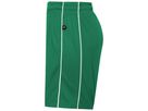JN Basic Team Shorts Junior JN387K 100%PES, green/white, Größe S
