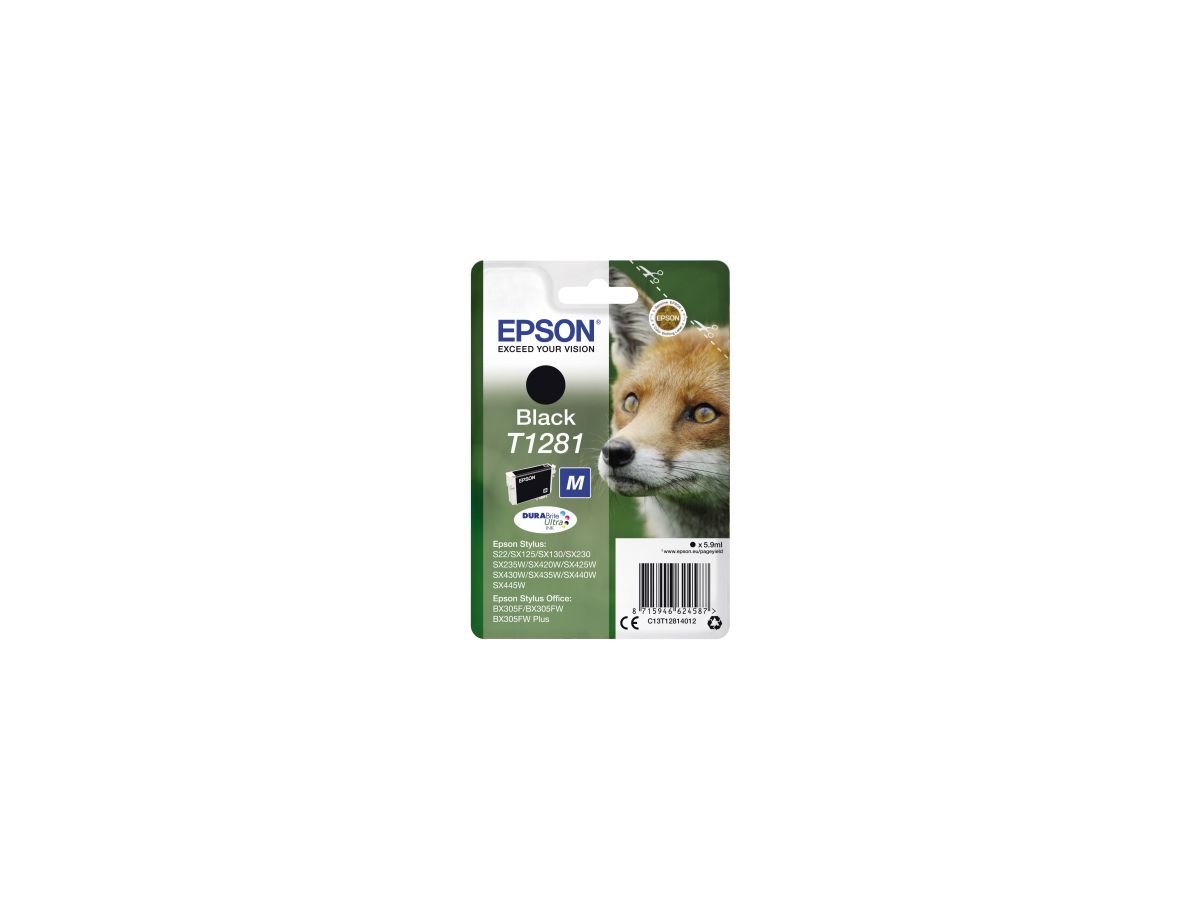 Epson Tintenpatrone C13T12814012 5,9ml schwarz