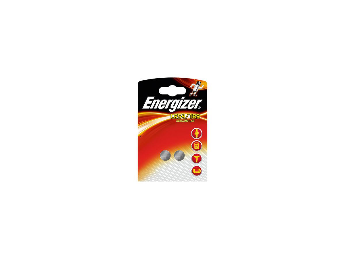 Energizer Knopfzelle 623058 LR54 1,5V 48mAh 2 St./Pack.