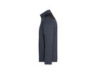 JN Herren-Strickfleece Jacke JN864 100%PES carbon-melange/black Gr. 3XL