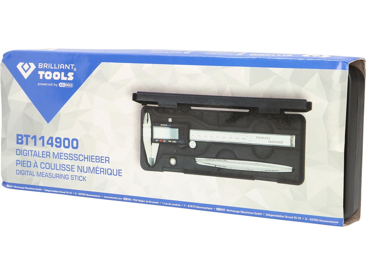 BRILLIANT TOOLS Digitaler Messschieber