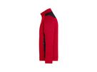 JN Strickfleece Jacke red-melange/black 100% Polyester 280g/m JN 862 Gr. 6XL