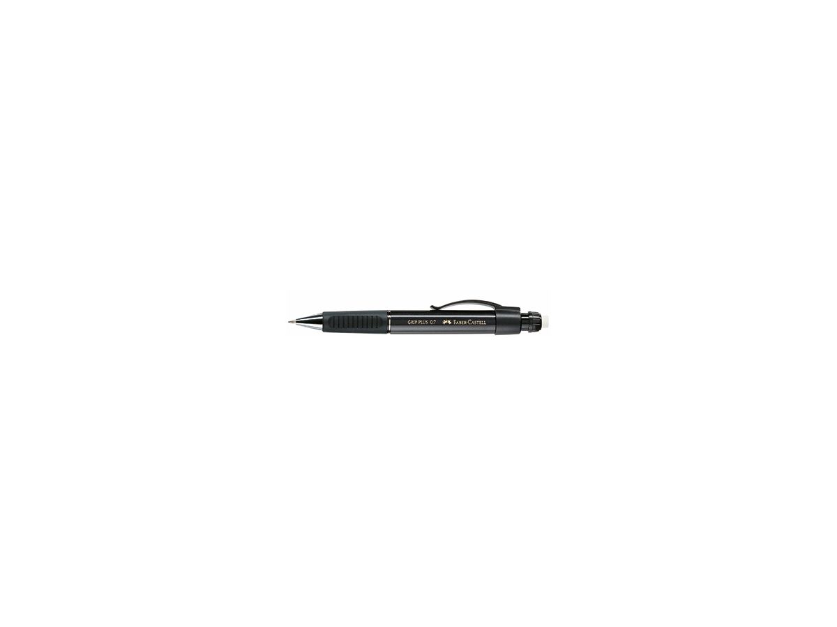 Faber-Castell Druckbleistift GRIP PLUS 130733 0,7mm metallic-schwarz