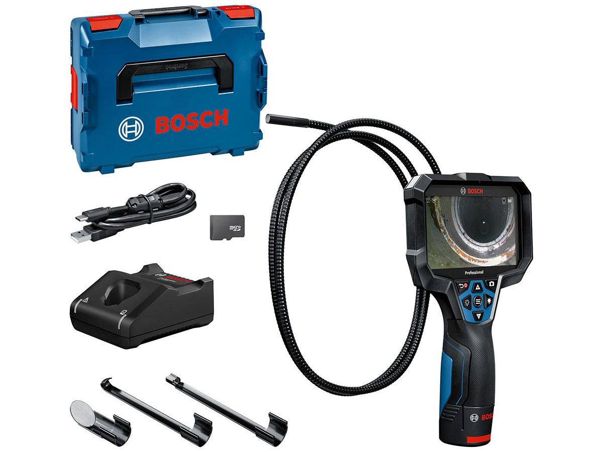 BOSCH Inspektionskamera GIC 12V-5-27 C SD Karte, USB Kabel, GBA 12V/2,0Ah