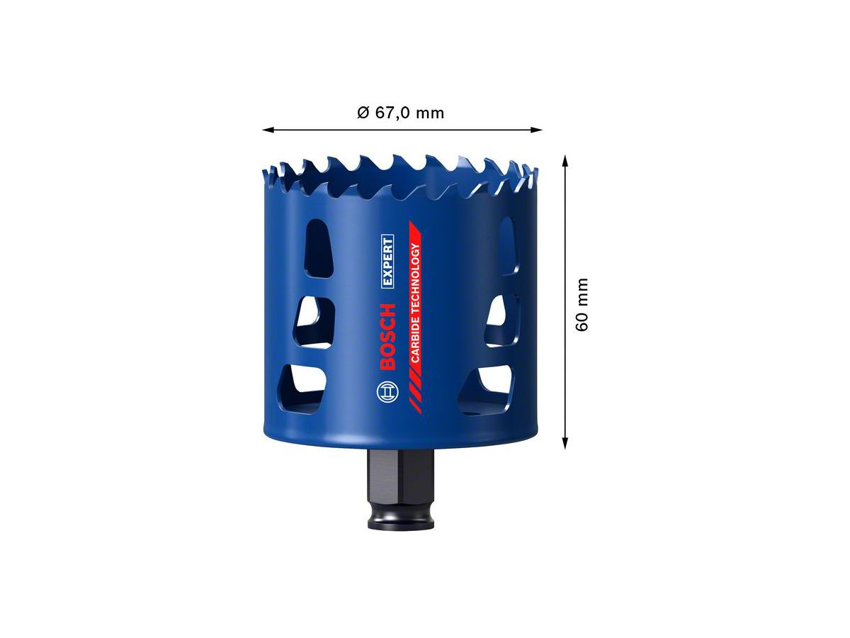 BOSCH Lochsäge EXPERT ToughMaterial 67 mm