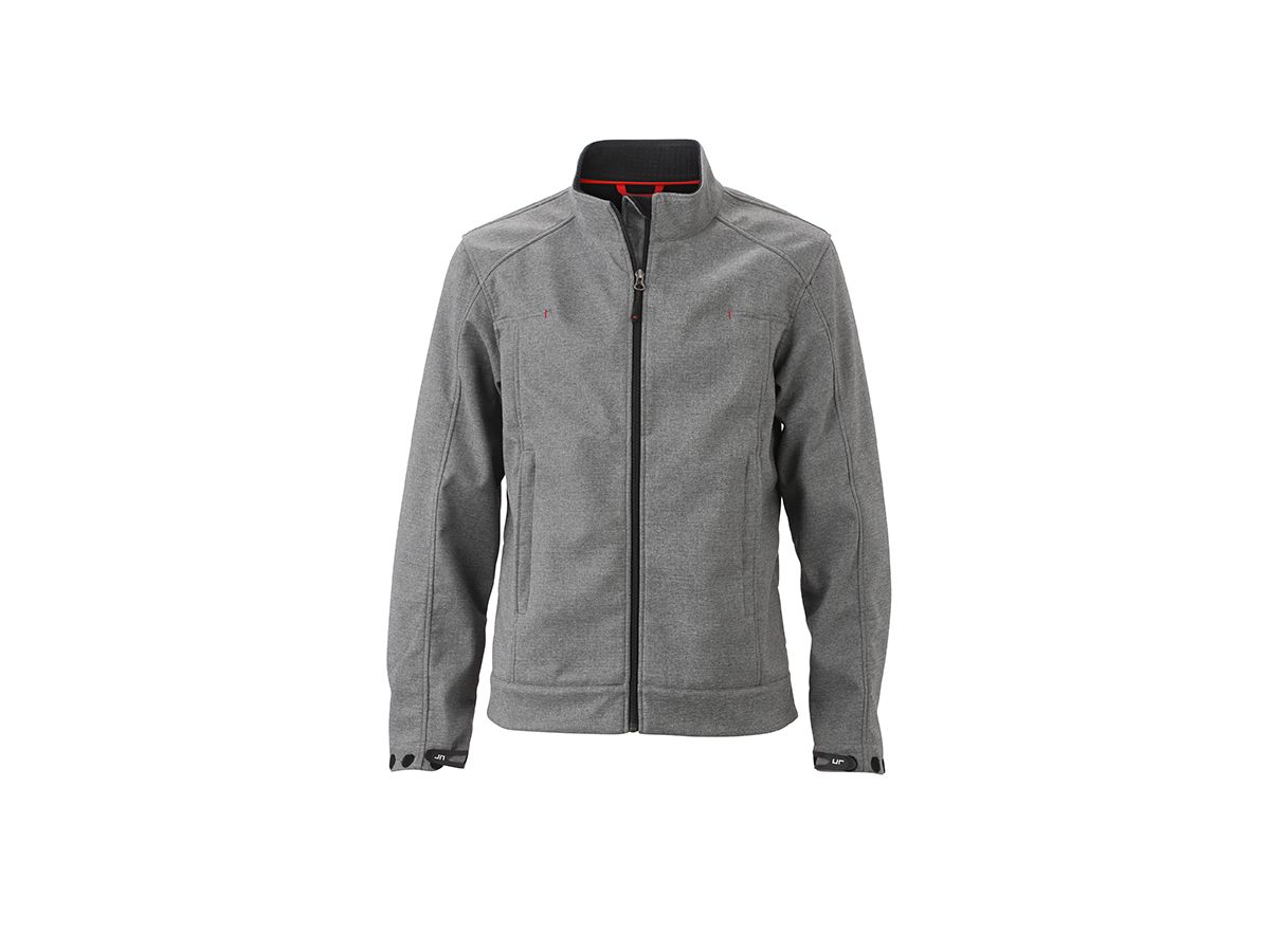 JN Mens Softshell Jacket JN1088 96%PES/4%EL, light-melange, Größe 3XL