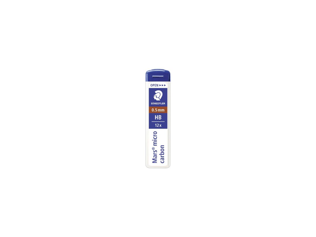 STAEDTLER Feinmine Mars micro carbon 250 05-HB 0,5mm 12 St./Pack.