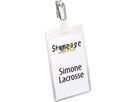 DURABLE Namensschild 800219 90x60mm transparent 25 St./Pack.