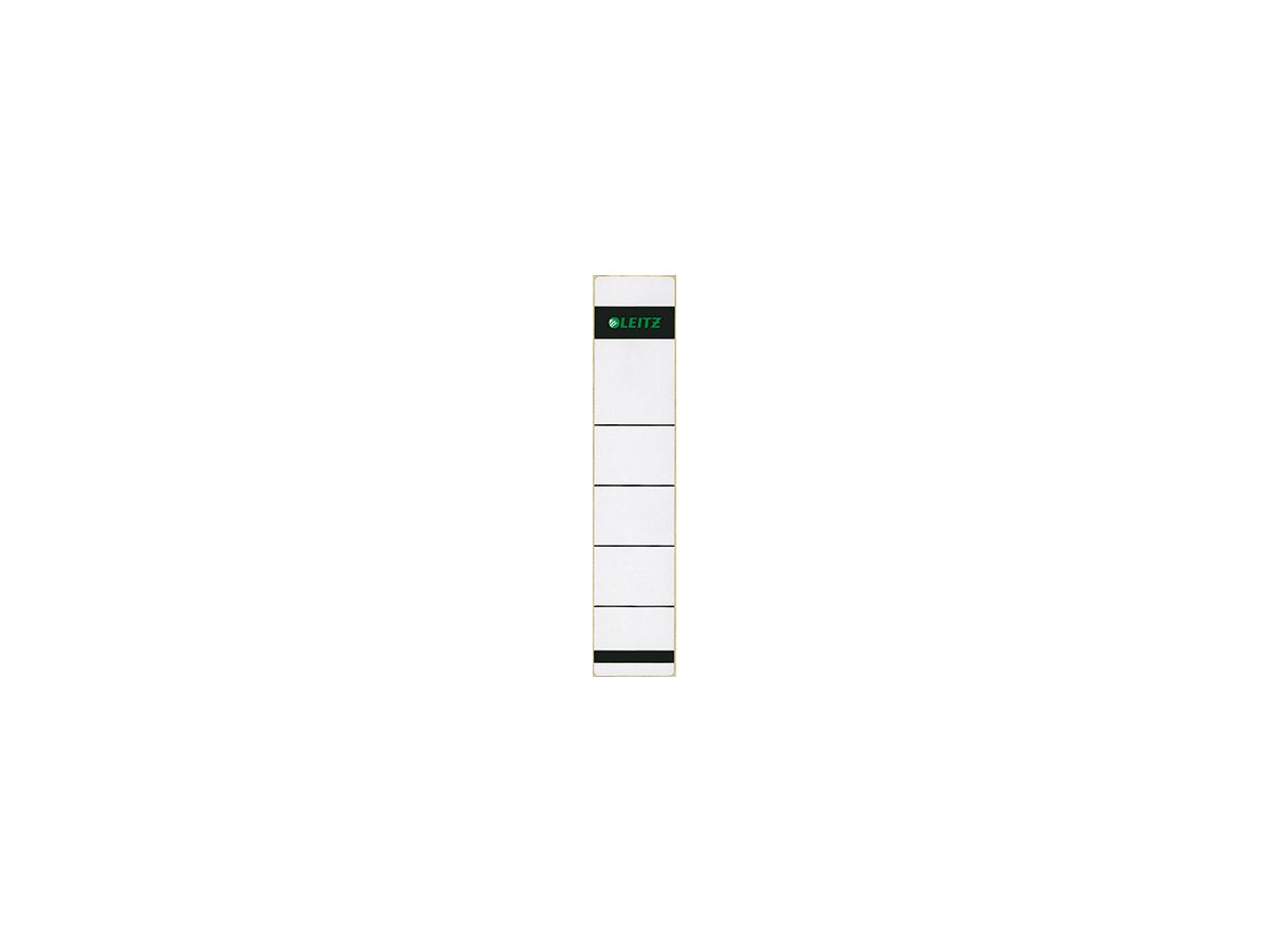 Leitz Ordneretikett 16430085 kurz/schmal Papier gr 10 St./Pack.