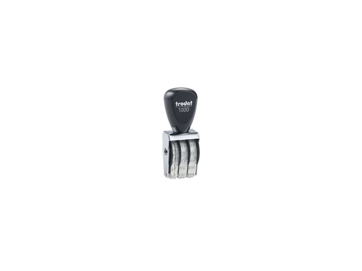 trodat Datumstempel Classic 1000 54070 18x3mm silber