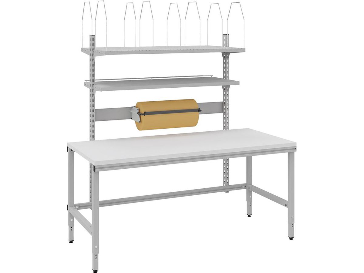 OTTO KIND Verpackungstisch OK-V2 Melamin Man. Verstell. B1685Xt800Xh718-1018mm