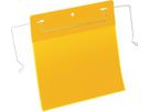 DURABLE Kennzeichnungstasche 175204 Bügel A5 quer ge 50 St./Pa