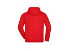 JN Hooded Jacket JN059 100%BW, red, Größe 2XL