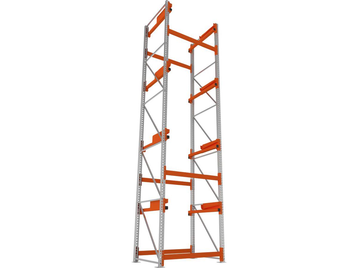 META Kabeltrommelregal Feldlast 5500kg Grundfeld Verzinkt B1300Xt1100Xh5500 mm