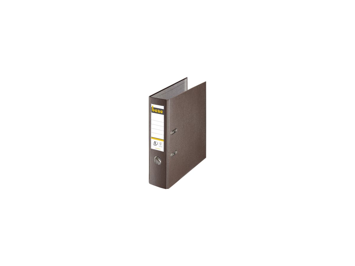 Bene Ordner 291400 BN DIN A4 80mm PP braun