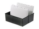 HAN Karteikasten 975-13 DIN A5 quer max. 450Karten PS schwarz