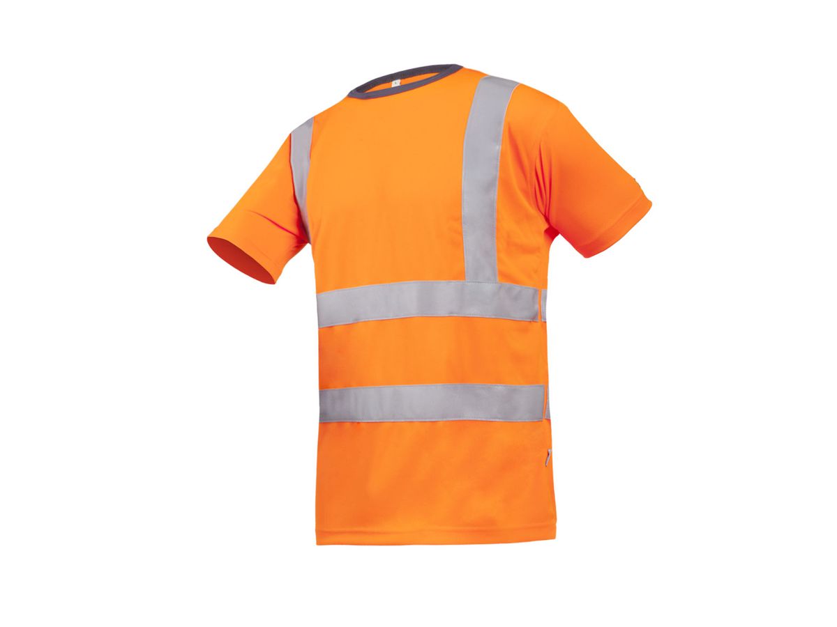 SIOEN Warnschutz T-Shirt, AMENO, leuchtorange, 100% Polyester, Gr. L