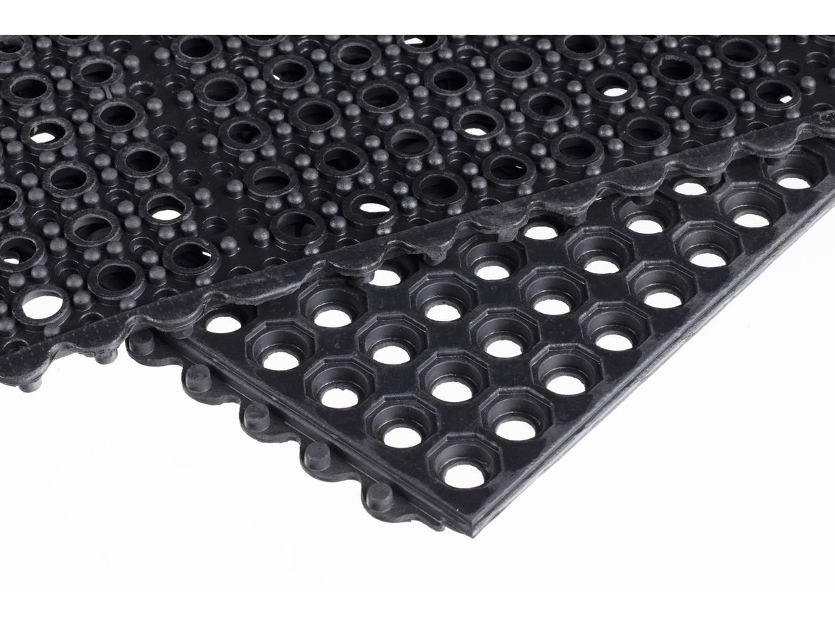 Yoga Octa Basic Bodenbelag Allround schwarz 90X90 cm