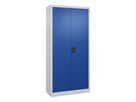 FORMAT Flügeltürenschrank 1950x935x400mm, 7035/5010, 50kg