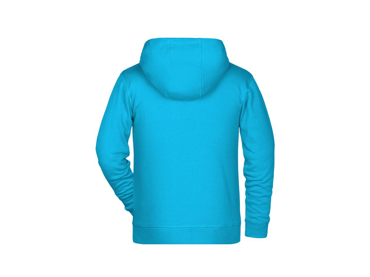 JN Children's Zip Hoody 8026K turquoise, Größe M
