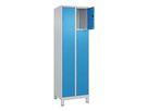 C+P Fächerschrank CLASSIC, Füße 1950x600x500mm, 7035/5012, 2x4 Fächer