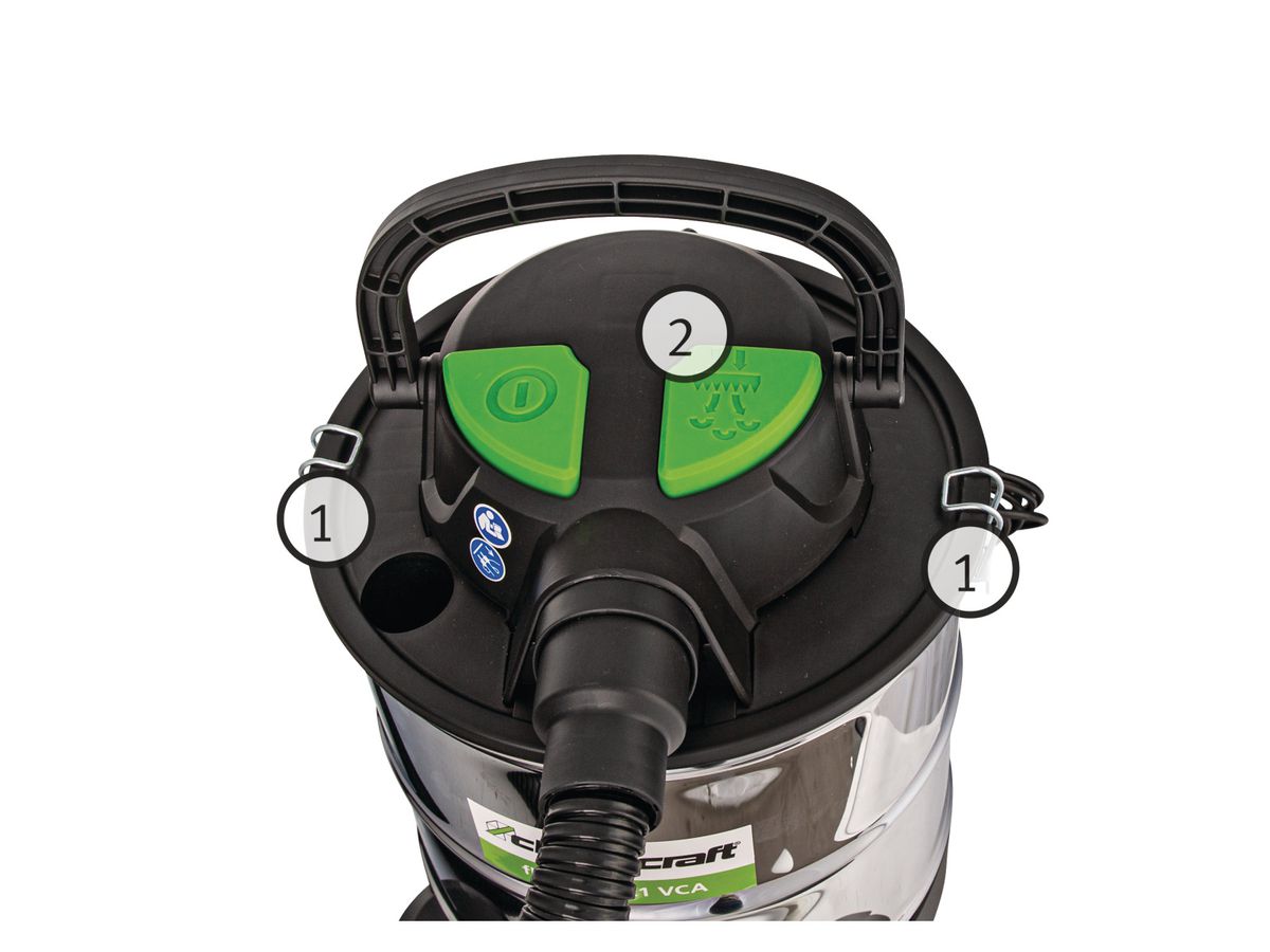 Cleancraft Aschesauger flexCAT 121 VCA