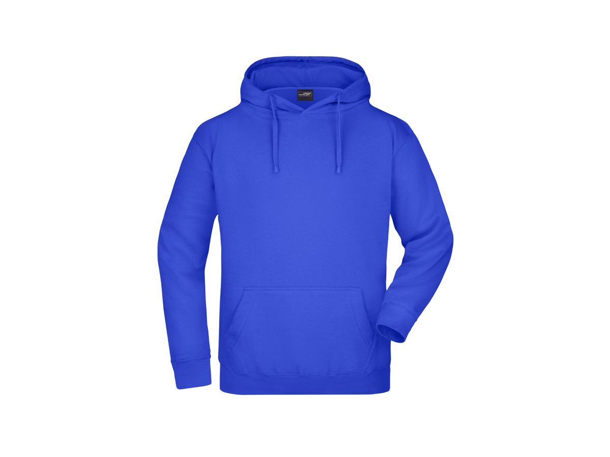 JN Hooded Sweat JN047 80%BW/20%PES, royal, Größe M