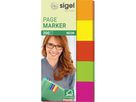 Sigel Haftmarker Neon HN650 50x100mm farbig sortiert 5 St./Pack