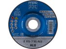 Afbraamschijf gebogen voor aluminium A24 NSG 115x7,2mm PFERD