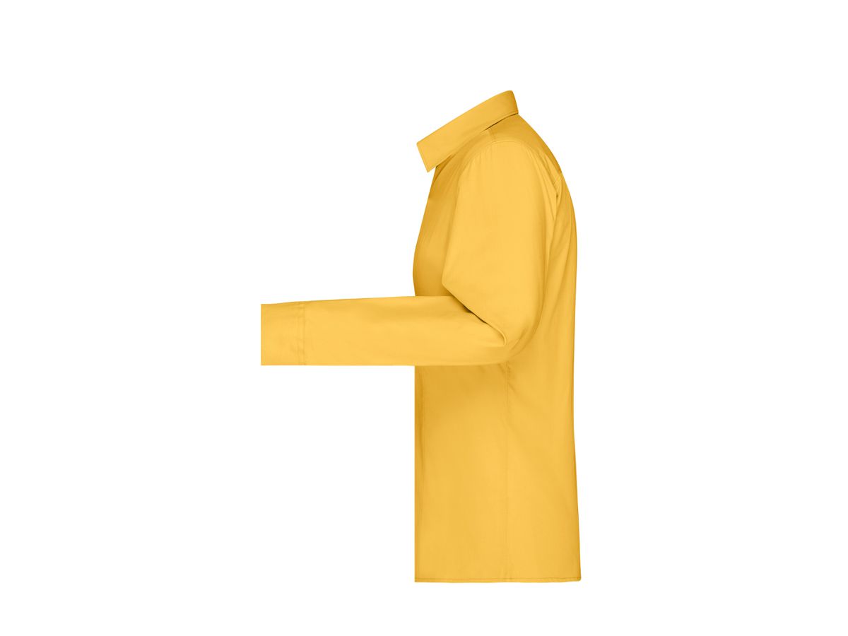 JN Ladies' Shirt Longsleeve Poplin JN677 yellow, Größe S
