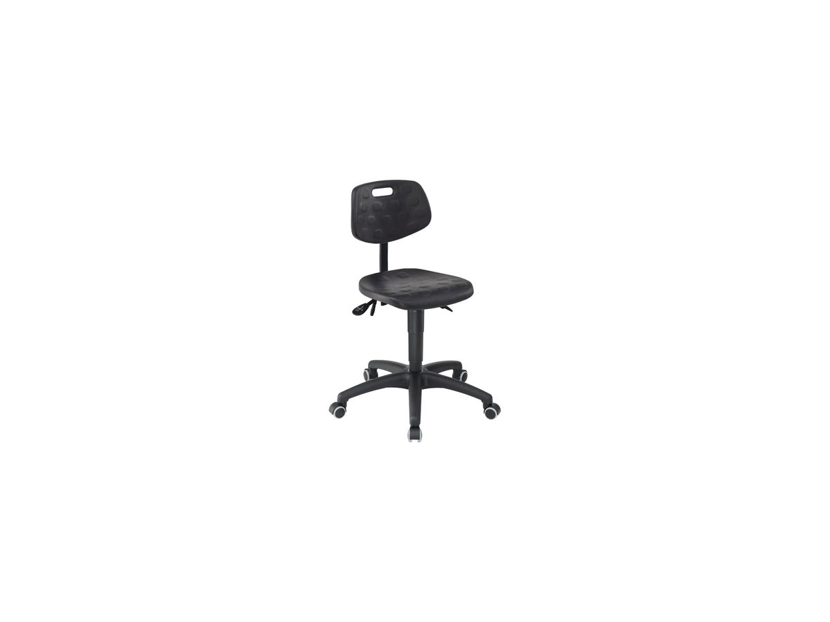 Arbeitsdrehstühle m. Rollen PU-Schaum PW1-TR-PU, Verstellbereich 500-640mm