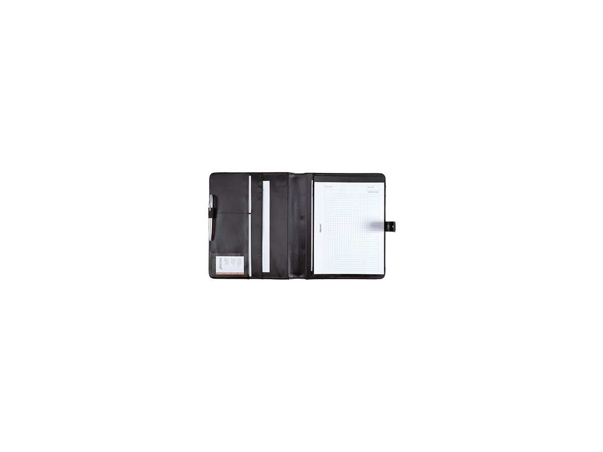 Alassio Schreibmappe FANO 30073 26x32,2x2cm Lederimitat schwarz