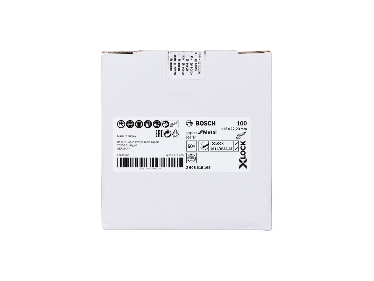 BOSCH X-LOCK Fiberscheibe EfM,115mm,K100