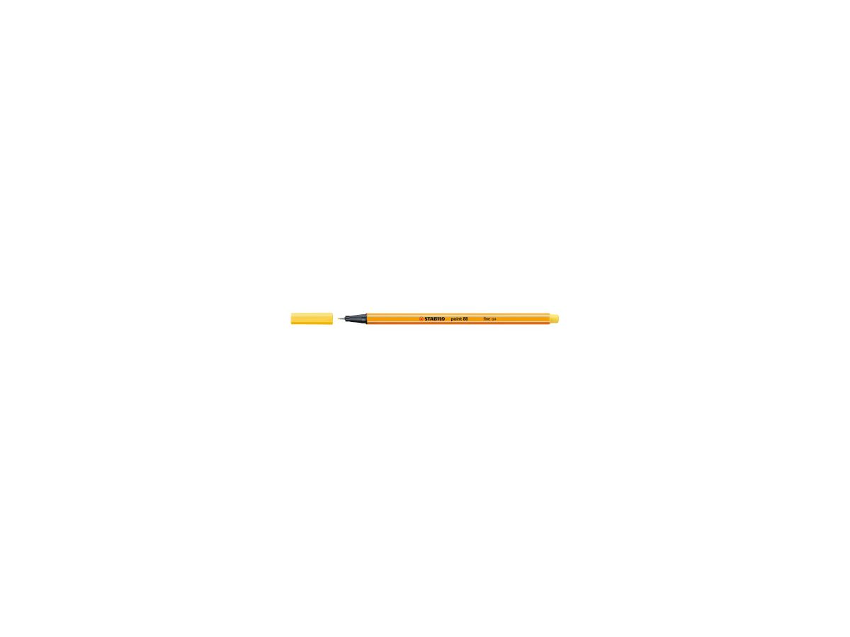 STABILO Fineliner point 88 88/44 0,4mm gelb