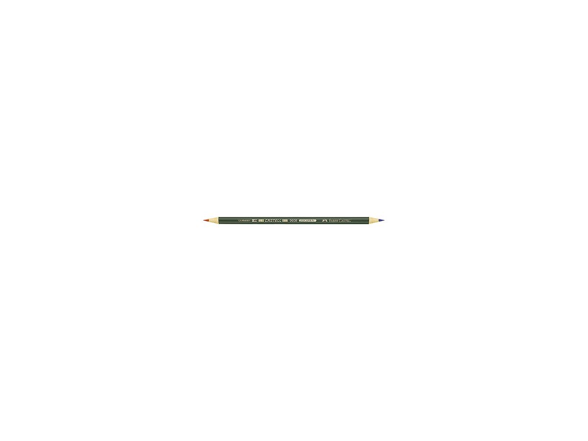Faber-Castell Kopierstift CASTELL DOCUMENT 9608 119188 2mm rot/blau