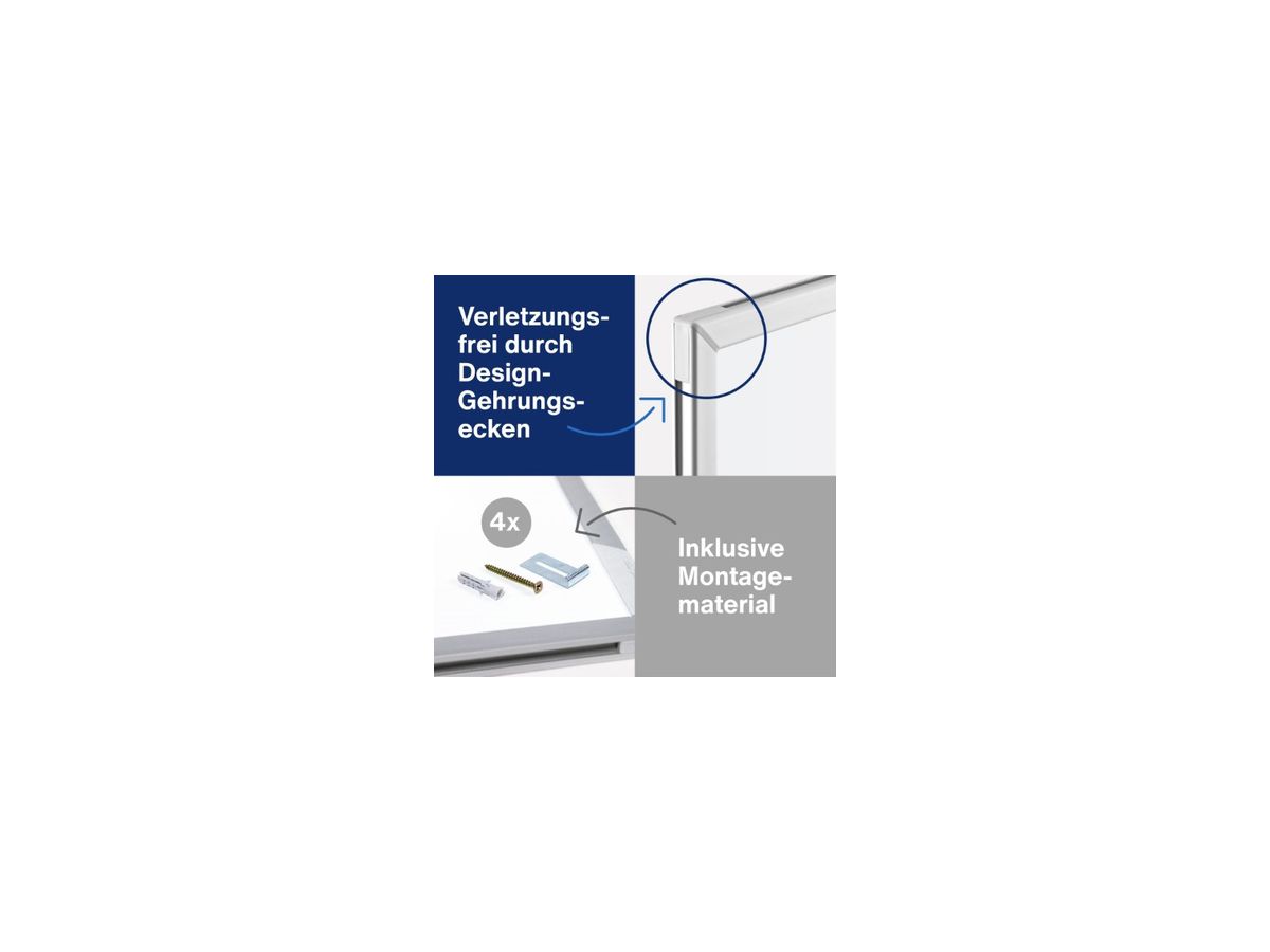 magnetoplan Whiteboard CC 12412CC 180x90cm Ablageschale