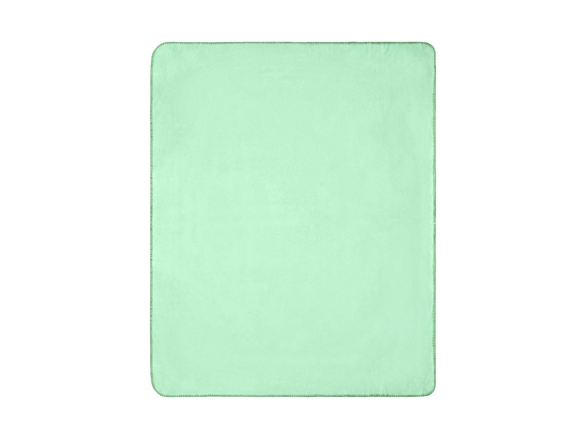 JN Fleece Blanket JN1901 soft-green/green, Größe one size
