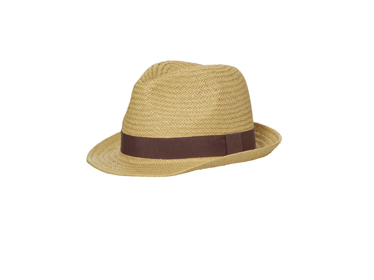 mb Urban Hat MB6597 100%PAPIER, straw/brown, Größe L/XL