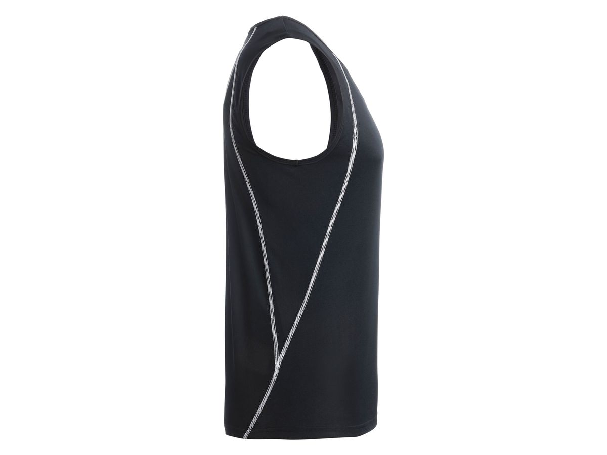 JN Men's Sports Tanktop JN494 black/white, Größe XL