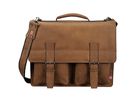 Pride&Soul Aktentasche EARL 47132 42x34x17cm Echtleder braun