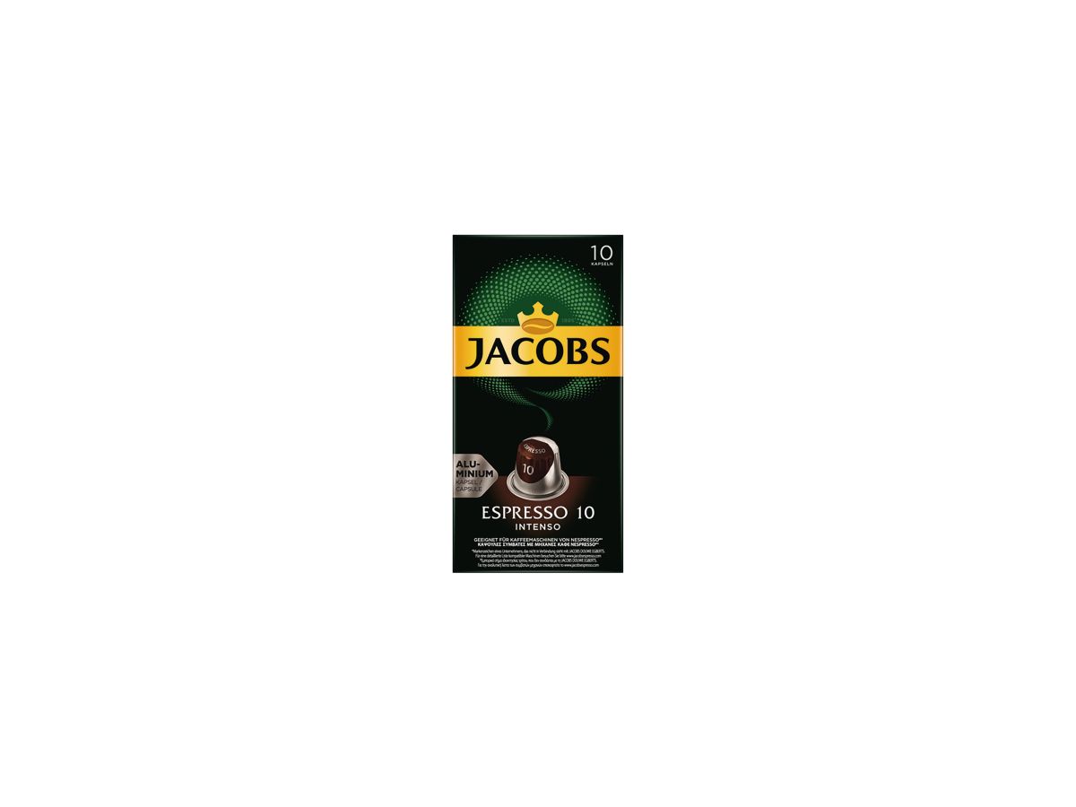 JACOBS Kaffeekapsel Espresso 10 Intenso 4057018 10 St./Pack.