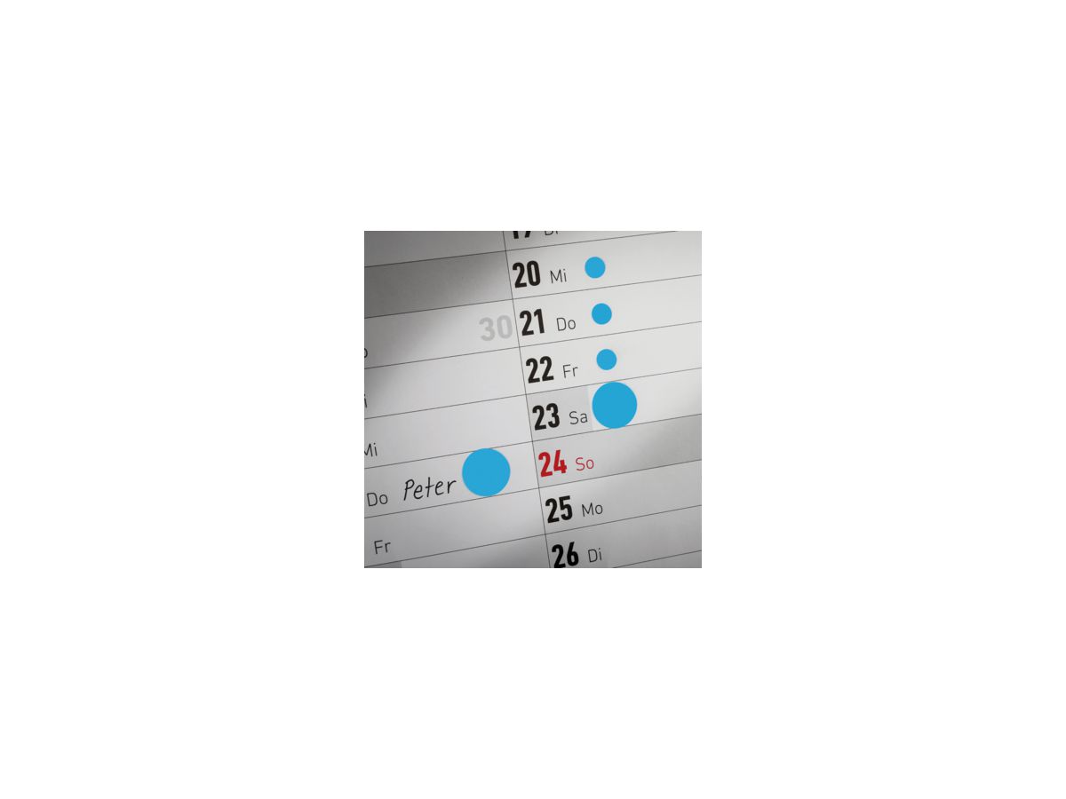 Avery Zweckform Markierungspunkt 3142 12mm blau 270 St./Pack.