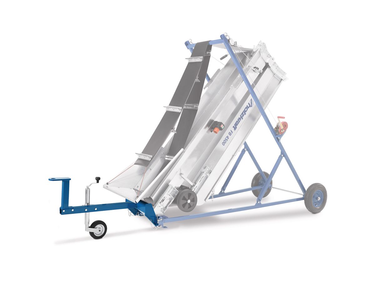 Fahrvorrichtung für Schlepper-Zugöse Deichsel mit Stützrad zu FB 4500