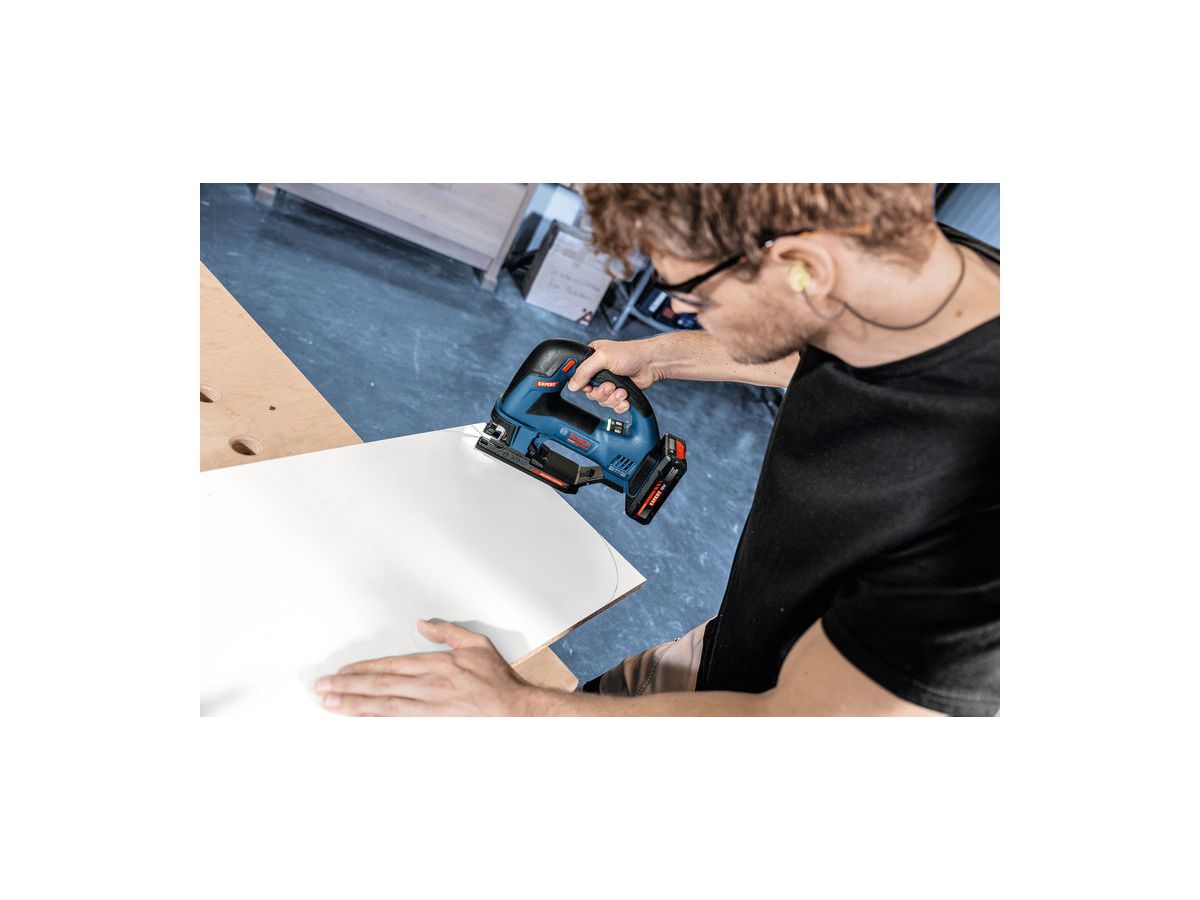 BOSCH Akku-Stichsäge EXST18V-155B solo, in L-BOXX