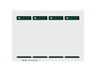 Leitz Einsteckrückenschild 16800085 kurz/breit Karton gr 100 St./Pack.