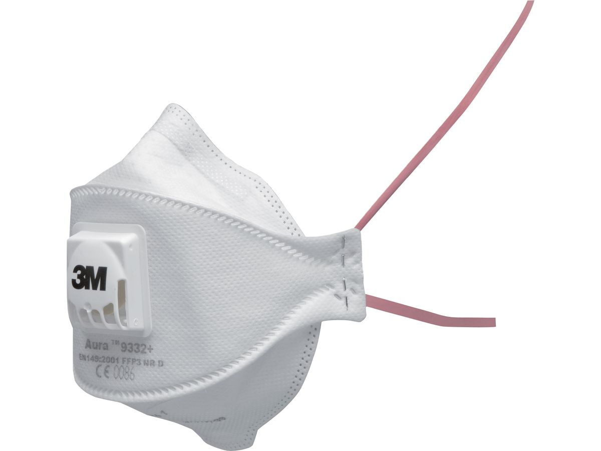 3M Einweg-Atemschutzmaske 9332+ FFP3 NR D, mit Ausatemventil