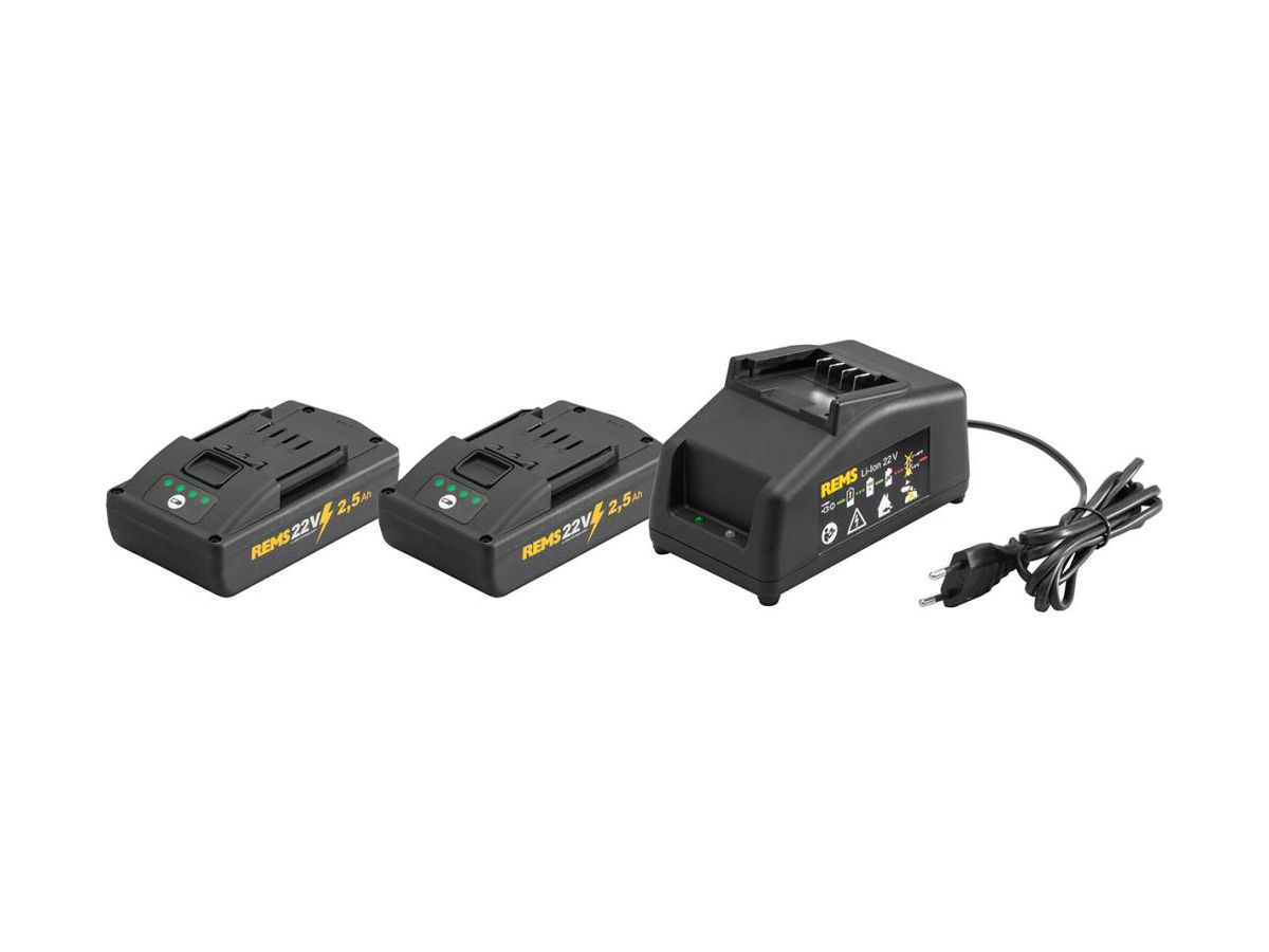 REMS Starter Set 21,6 V, 2,5 Ah